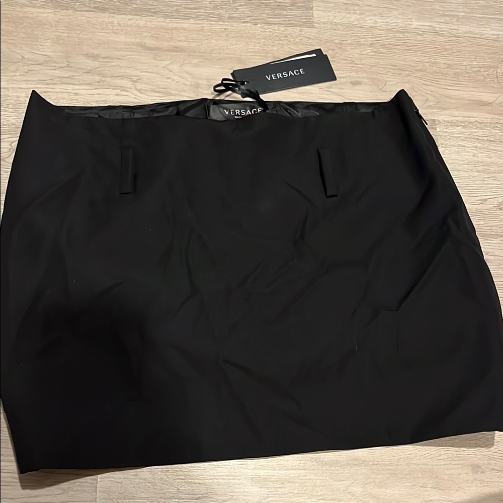 Versace Black Mini Skirt